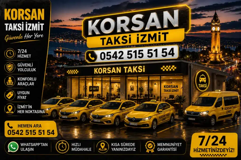 İzmit Korsan Taksi 2 İzmit Korsan Taksi Telefon Numarası