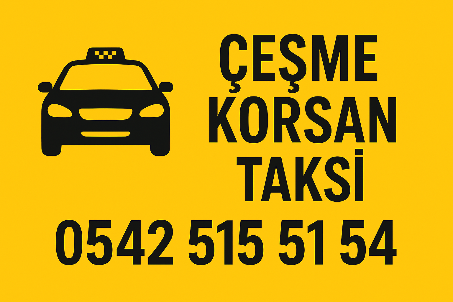 İzmir Çeşme Korsan Taksi