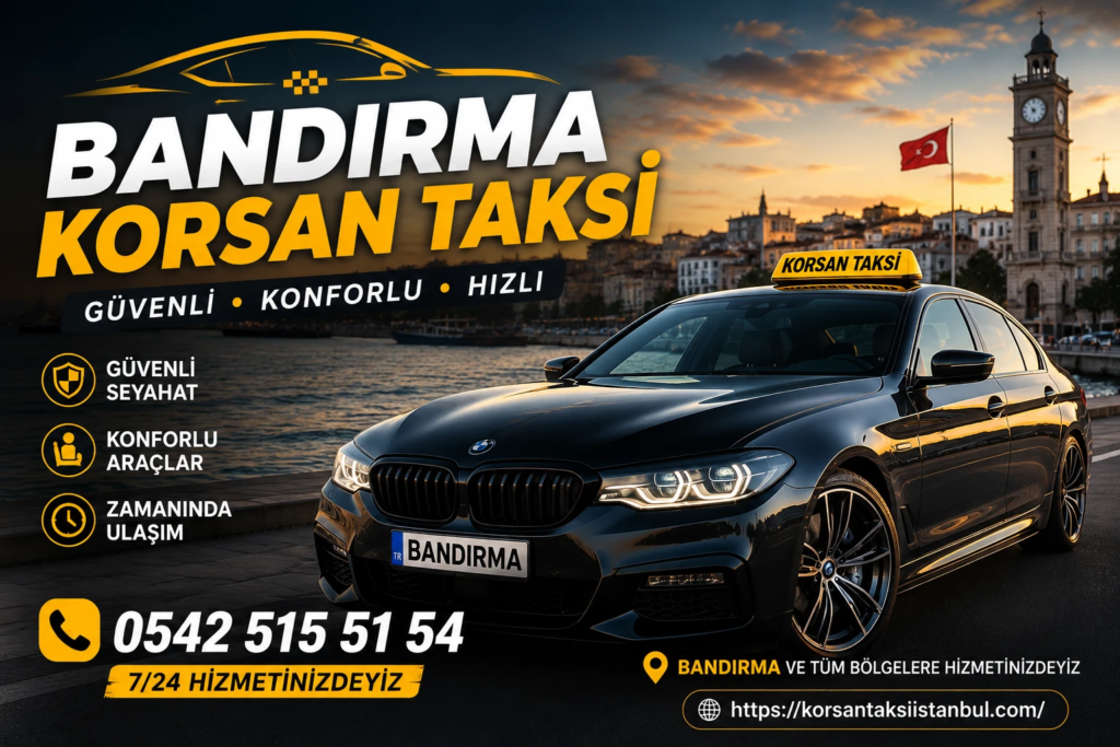 Bandırma Korsan Taksi 2 Bandırma Korsan Taksi Telefon Numarası